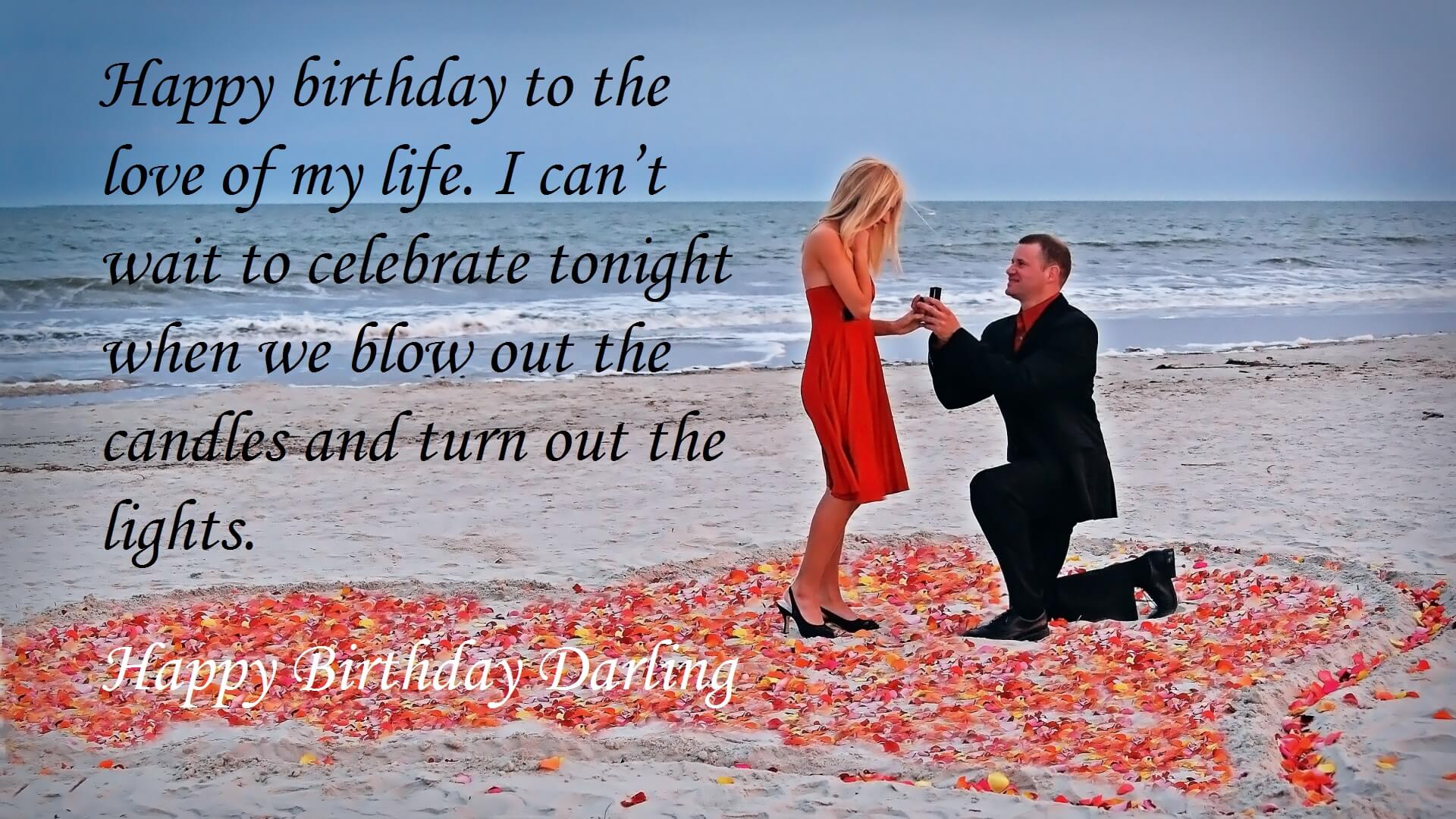 Birthday wishing for wife